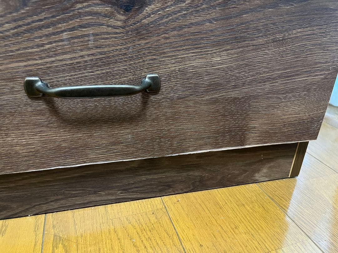 【最終値下】アンティークブラウン 木製チェスト ヴィンテージ調　大川家具