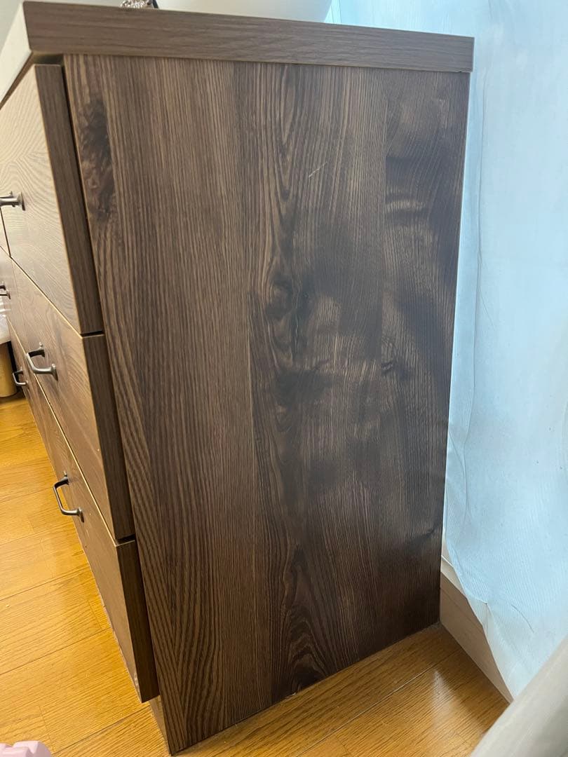 【最終値下】アンティークブラウン 木製チェスト ヴィンテージ調　大川家具