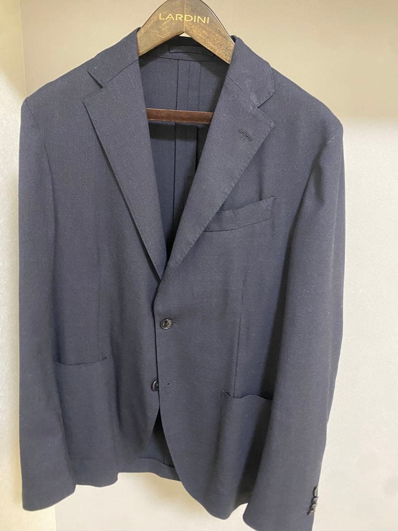 美品 ラルディーニ 現行タグ easy 春夏物 セットアップ スーツ ネイビー