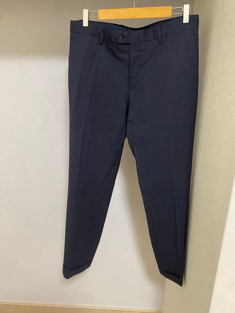 美品 ラルディーニ 現行タグ easy 春夏物 セットアップ スーツ ネイビー