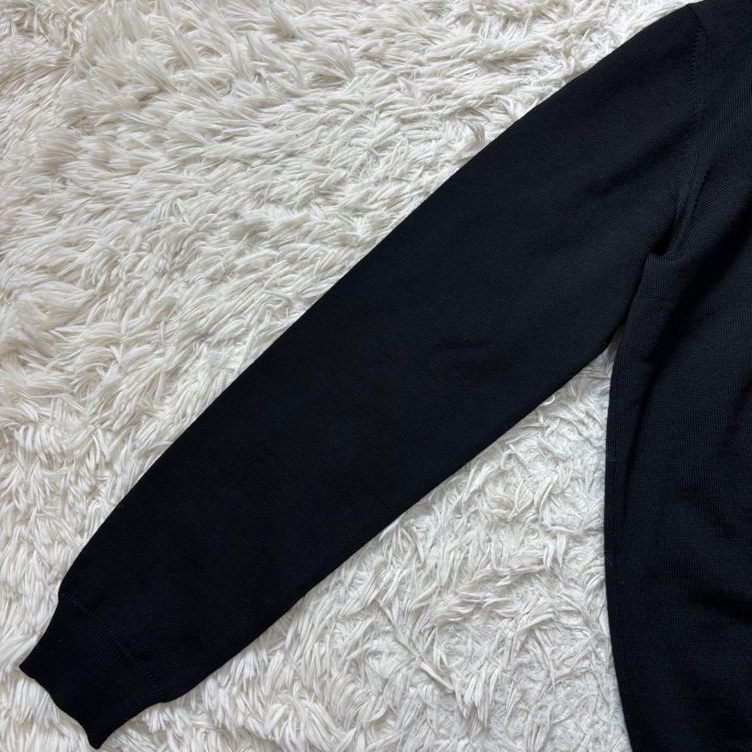 極美品 ZANONE ハイゲージニット ブラック 46