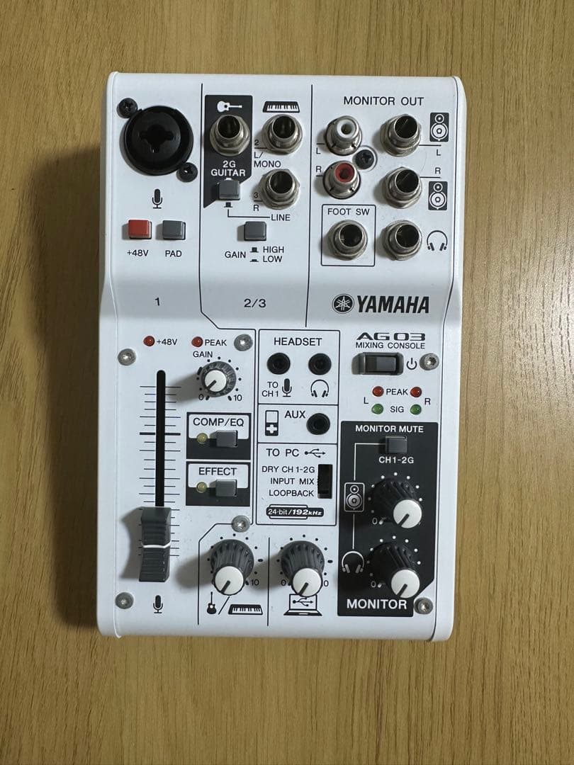 Yamaha AG03 オーディオインターフェイス 本体