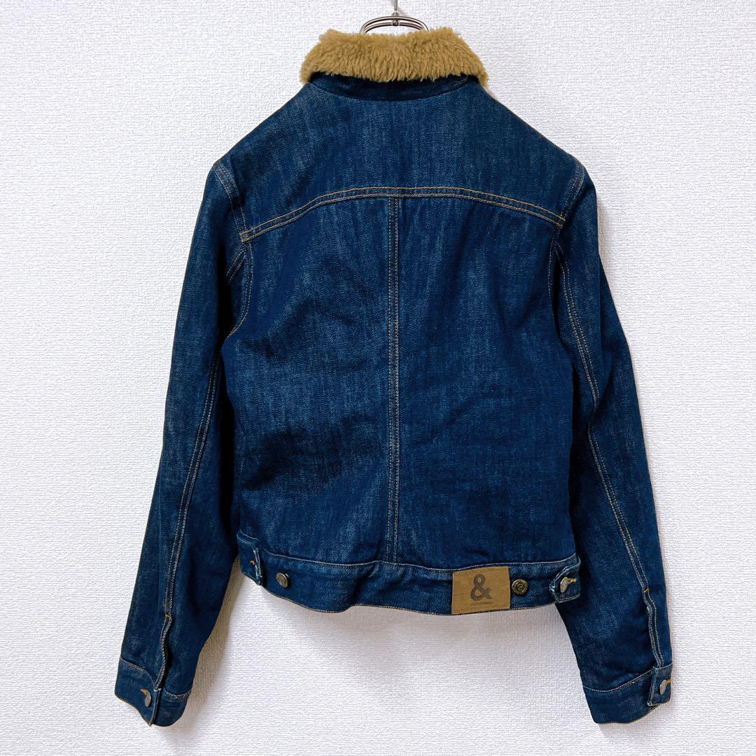 【美品】レア DOLCE&GABBANA イタリア製 中ボア デニムジャケット