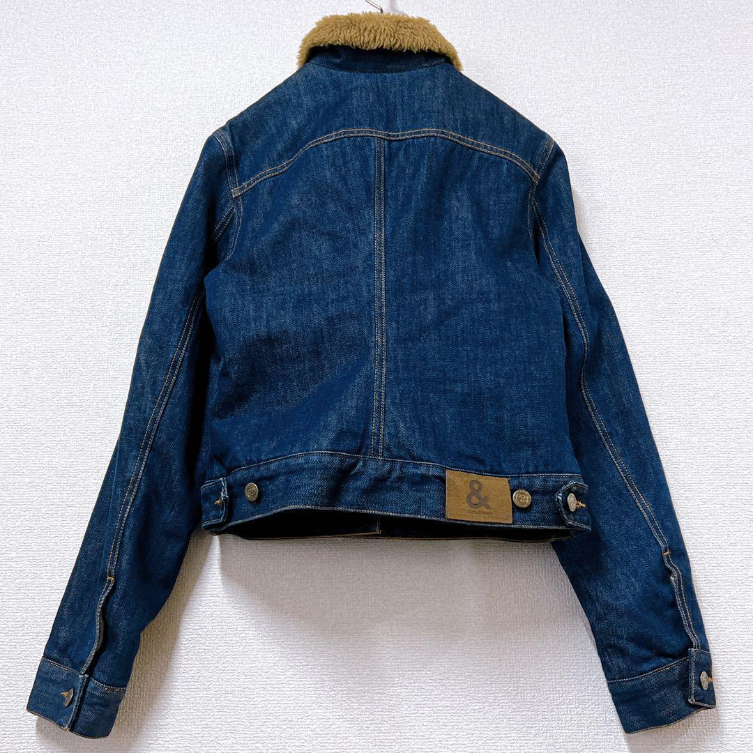【美品】レア DOLCE&GABBANA イタリア製 中ボア デニムジャケット