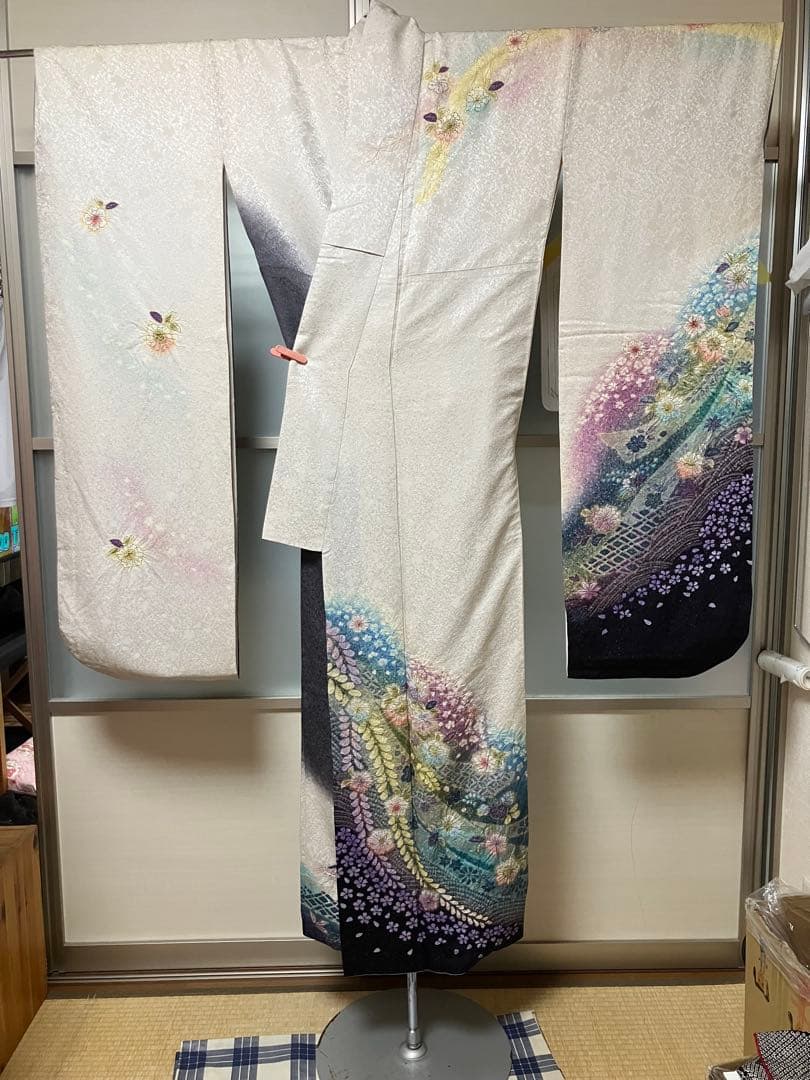 辻ヶ花　正絹　振袖