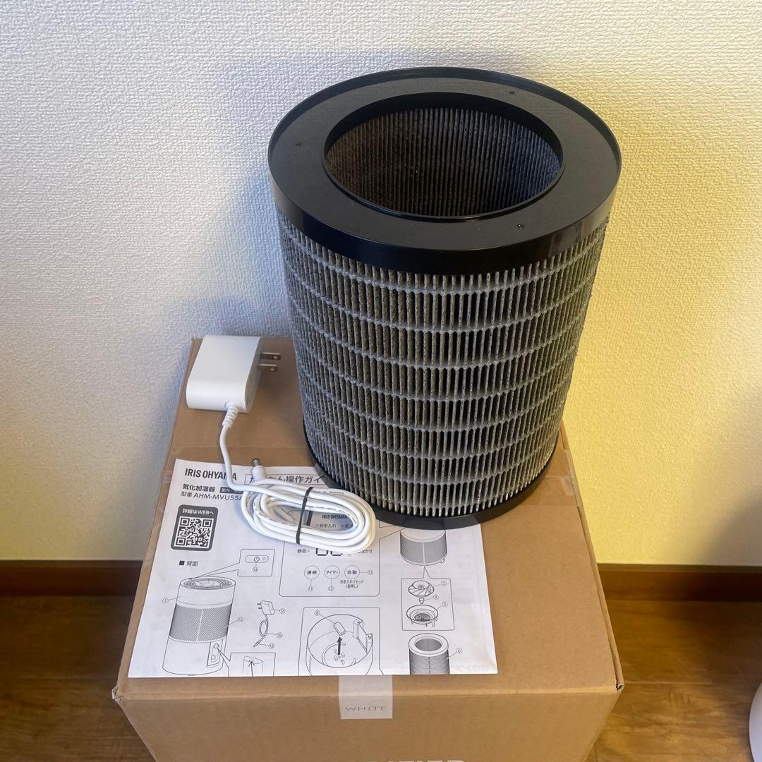 気化式加湿器 AHM-MVU55A-W 美品