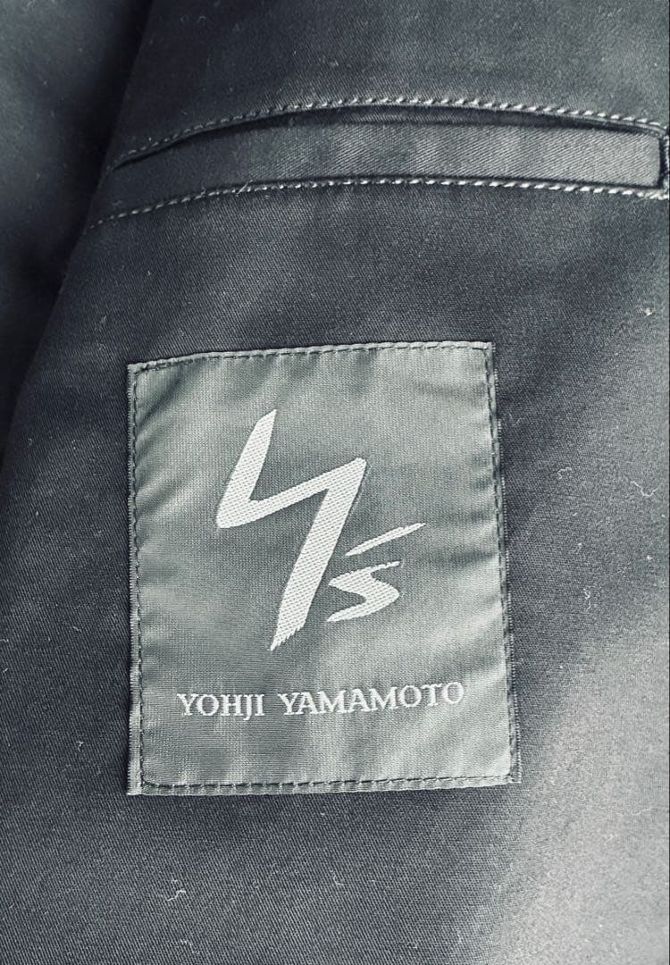 Yohji Yamamoto ヨウジヤマモト　スナップボタン　ジャケット　黒　L
