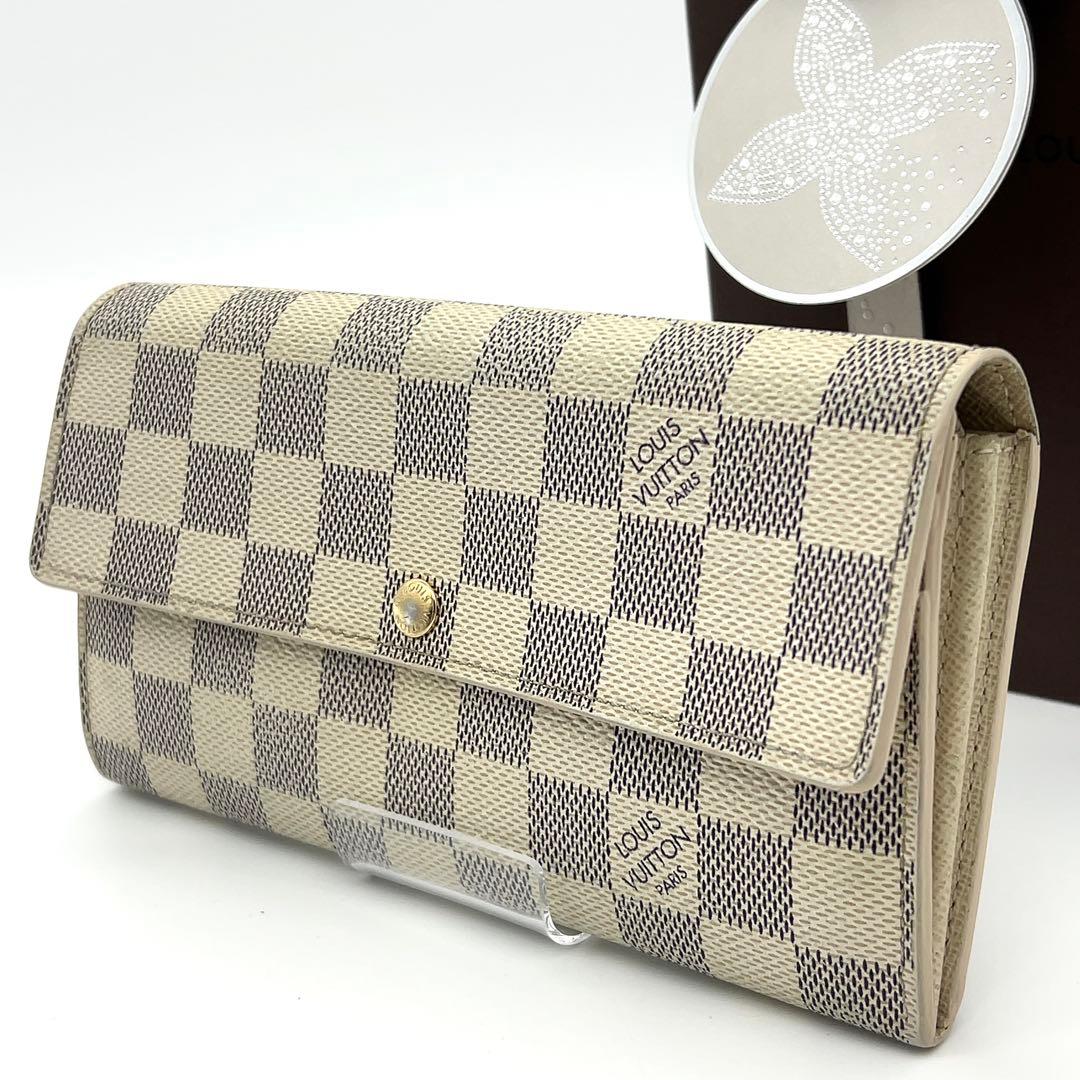 ルイヴィトン ダミエアズール 長財布 ポルトフォイユサラ 男女兼用