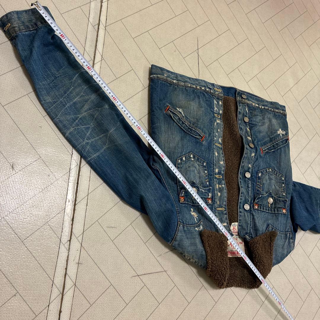 TRUE RELIGION JIMMY SHERPA M デニムジャケット