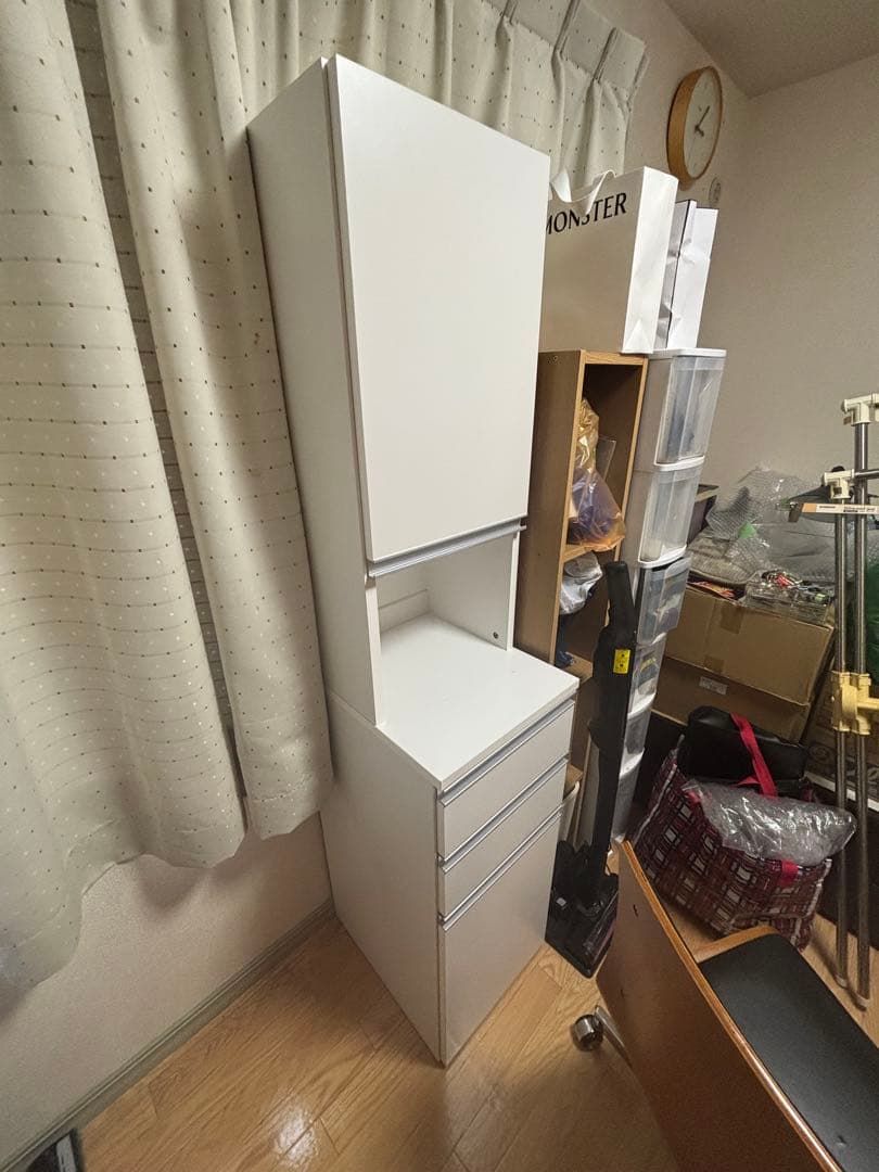 ニトリ 食器棚 キッチンカウンター 隙間収納 洗面所 洗面収納 引取り着払い限定