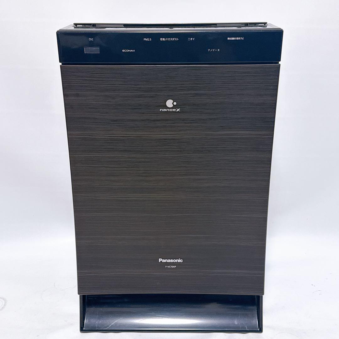 Panasonic 加湿空気清浄機 F-VC70XP ブラウン 木目調