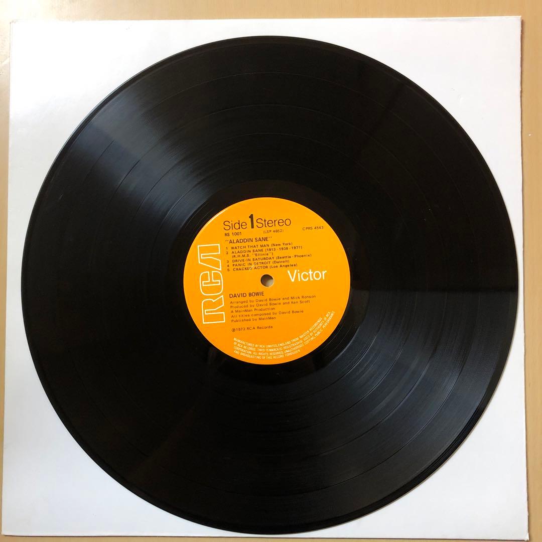 【UKオリジナル】デヴィッドボウイ　アラジンセイン　MAT:3-3 初版ラベル