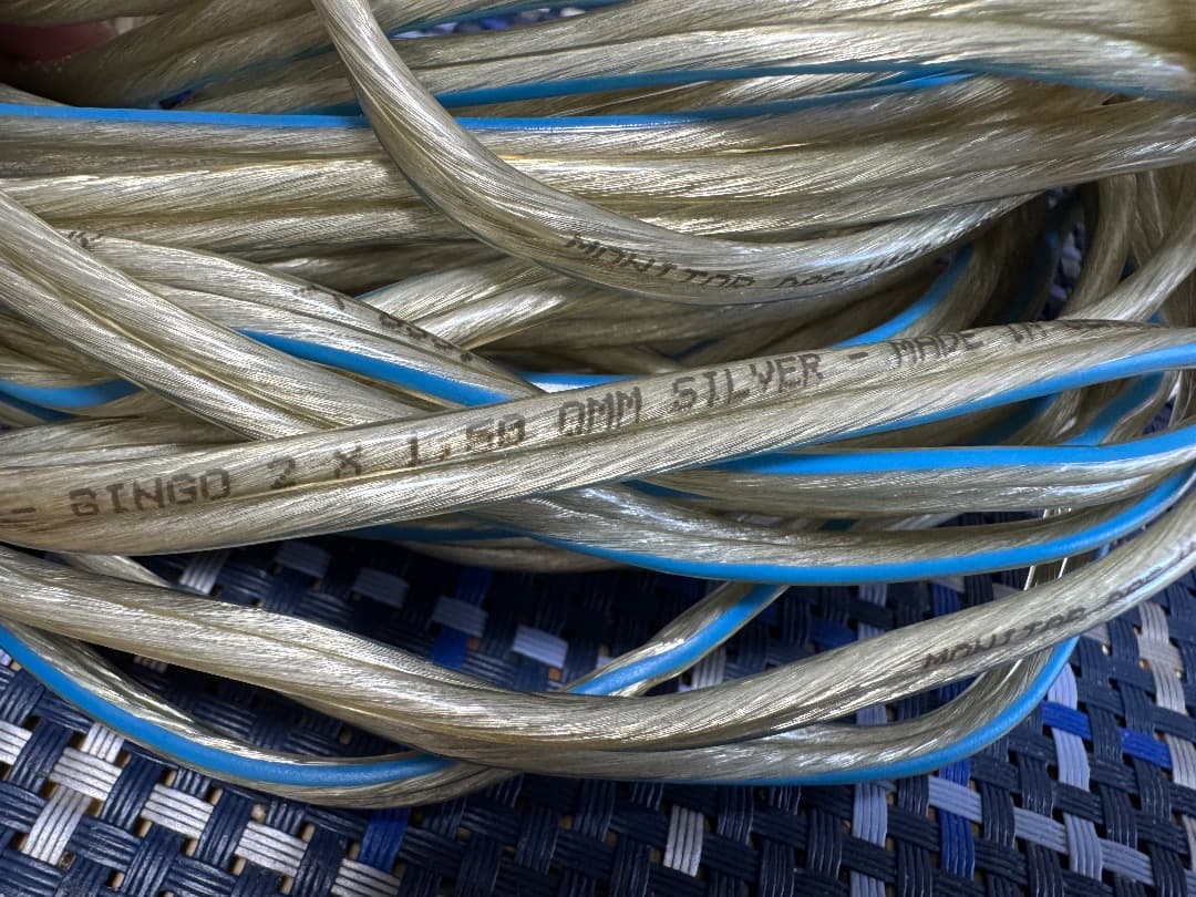 銀コート SPケーブル MONITOR DAS BINGO 2x1.5 20m