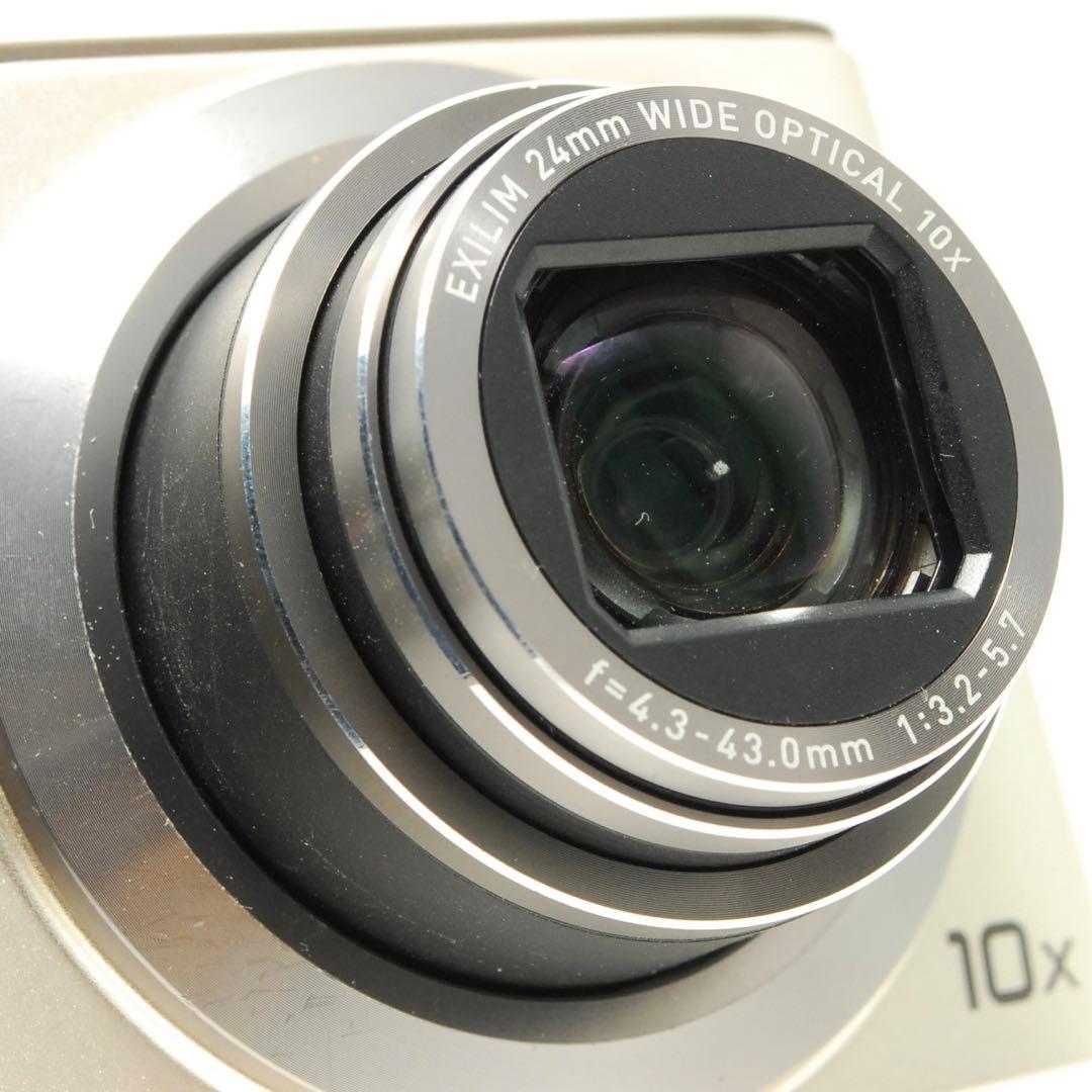 CASIO EXILIM EX-H10❤️スマホ転送 動作確認済 ゴールド カメラ