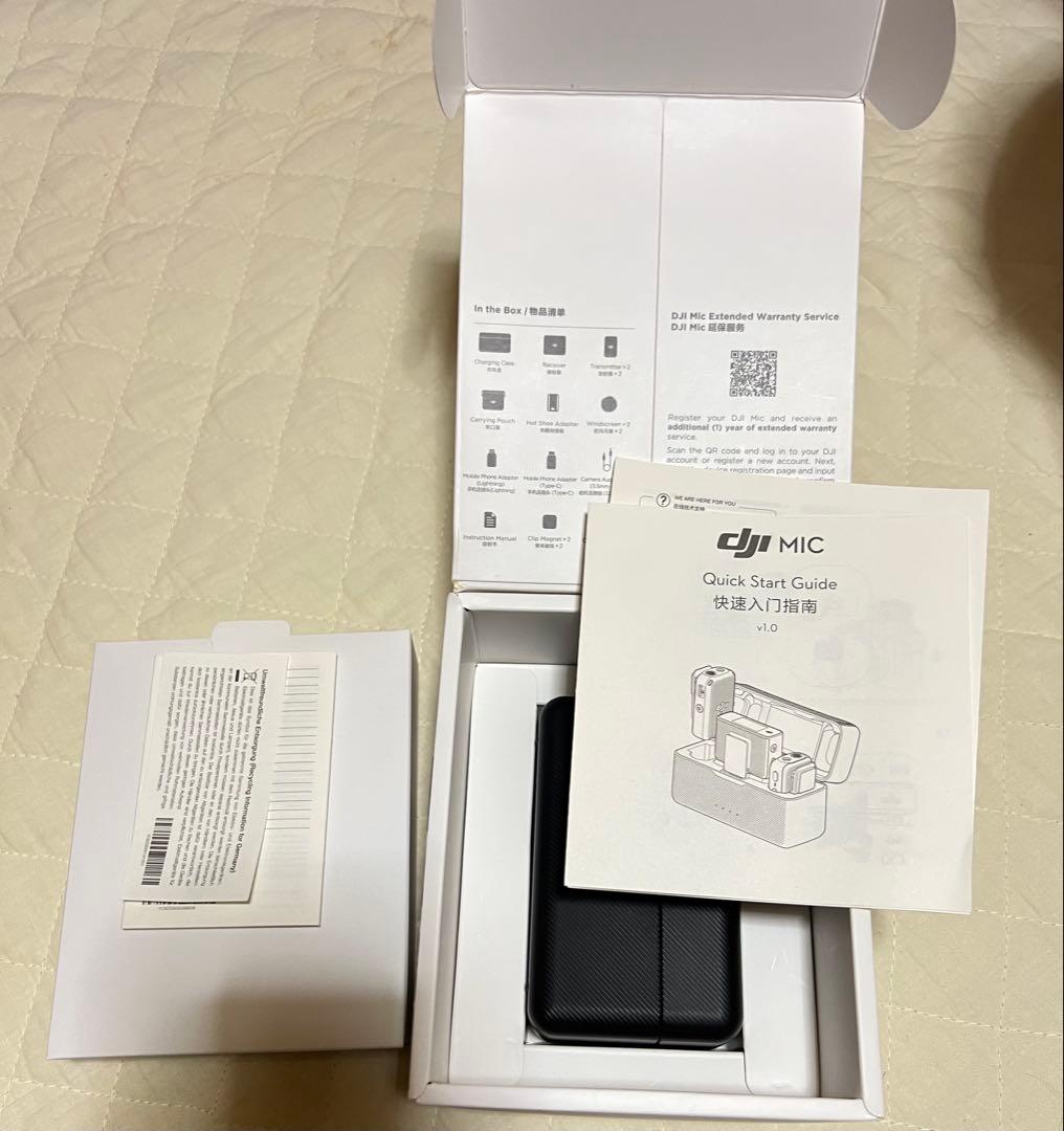 DJI Mic（第一世代）ワイヤレスマイクセット／動作良好・美品