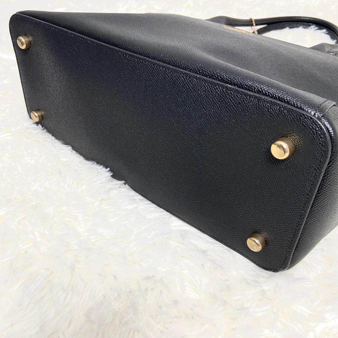 Hazuki　極美品✨ COACH レザー トートバッグ ブラック A4可
