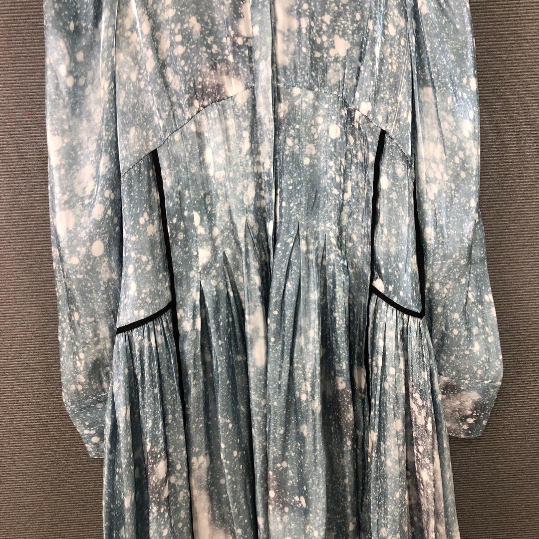 MURRAL \"Letter\" long dress レターロングドレス ブルー