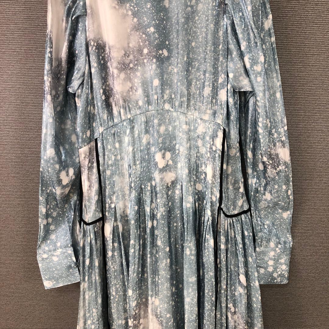 MURRAL \"Letter\" long dress レターロングドレス ブルー