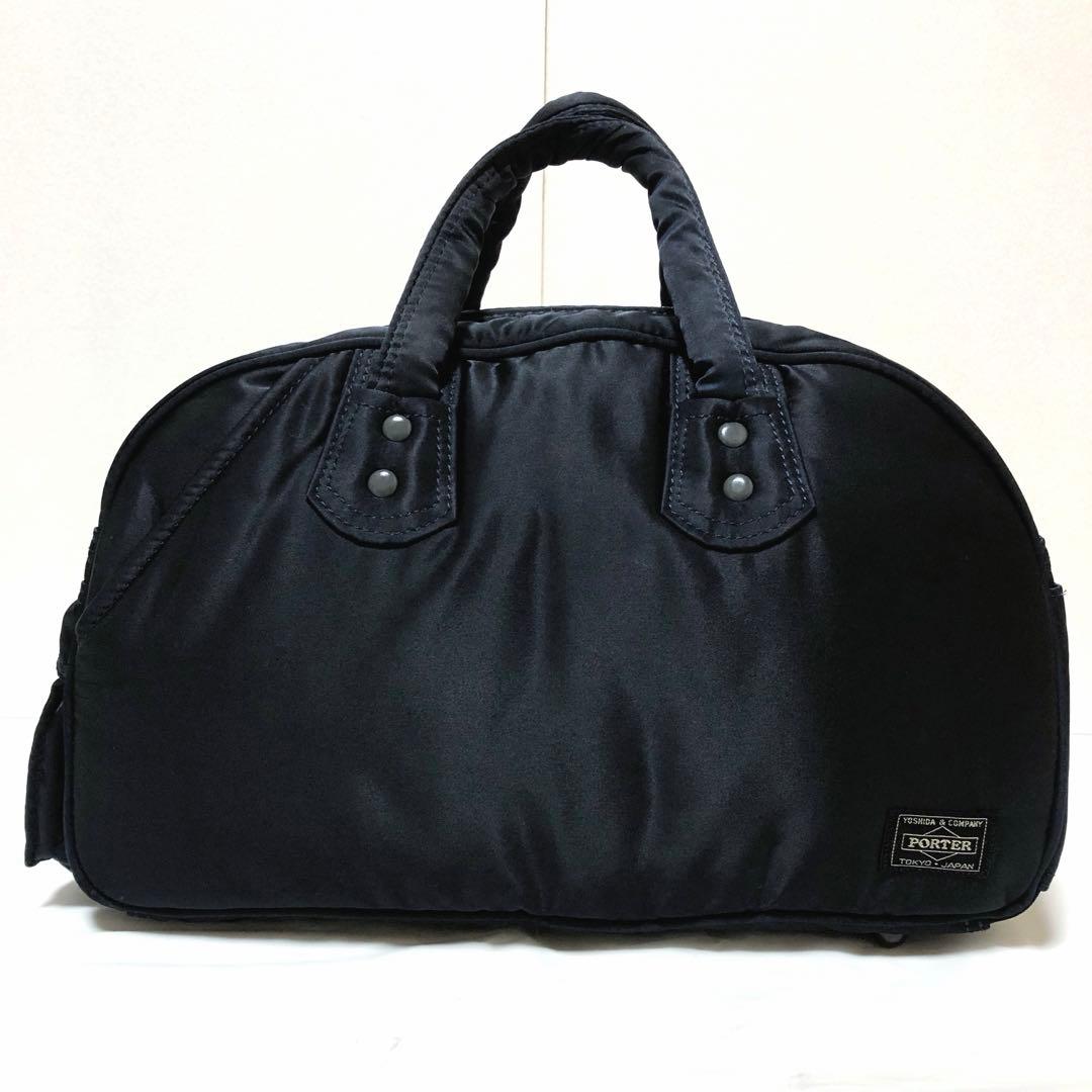 未使用級✨ヘッドポーター ミニボストンバッグ ハンドバッグ ネイビー 藤原ヒロシ