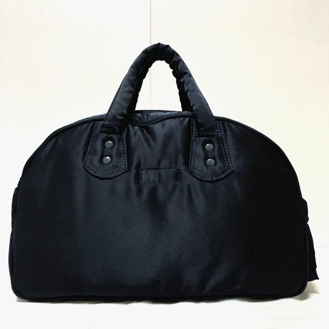 未使用級✨ヘッドポーター ミニボストンバッグ ハンドバッグ ネイビー 藤原ヒロシ