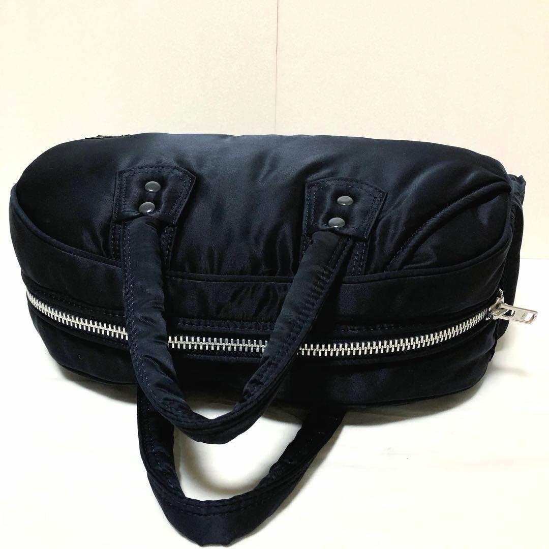 未使用級✨ヘッドポーター ミニボストンバッグ ハンドバッグ ネイビー 藤原ヒロシ