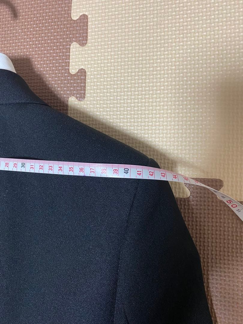 フォーマルスーツ 黒 サイズ160B ネクタイ付き