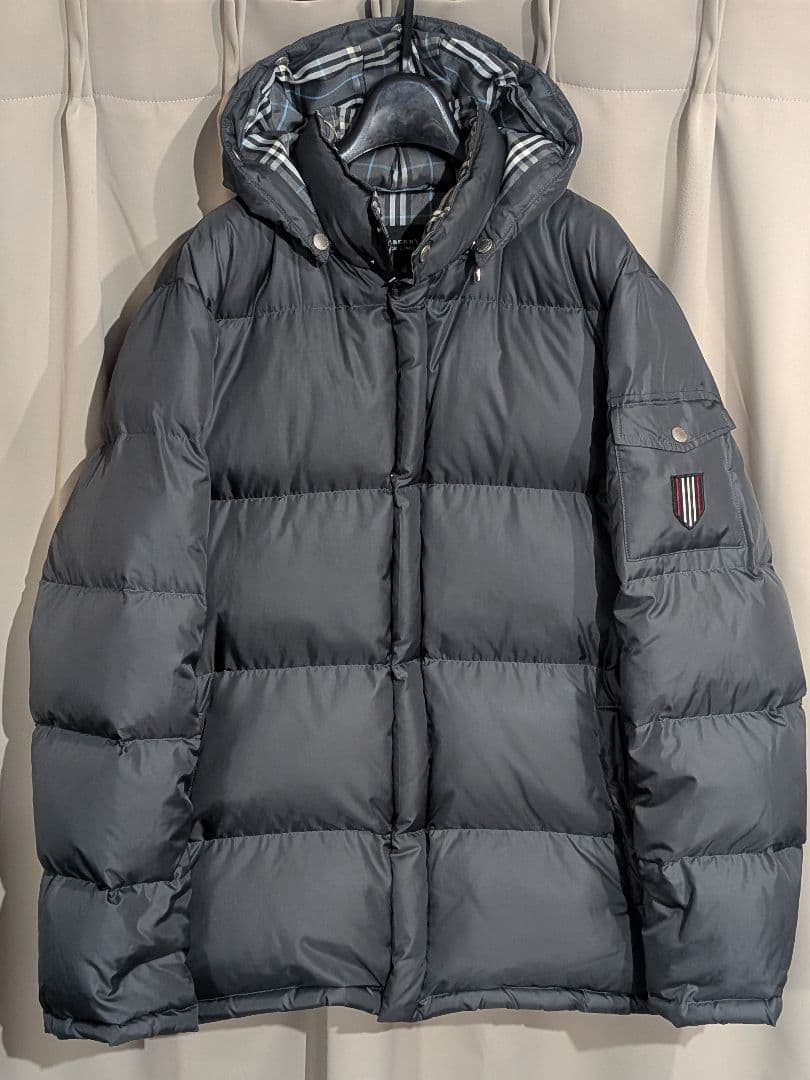 バーバリーブラックレーベル ホワイトグースダウンジャケット M 三陽商会