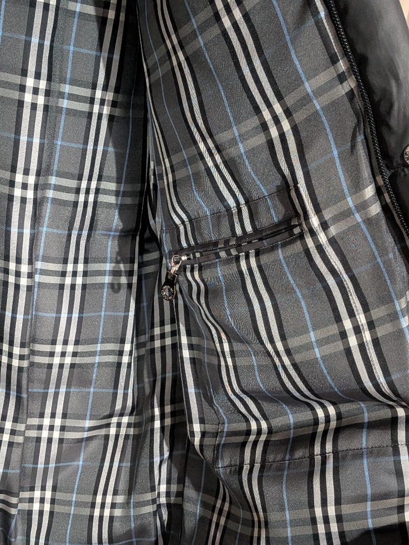 バーバリーブラックレーベル ホワイトグースダウンジャケット M 三陽商会