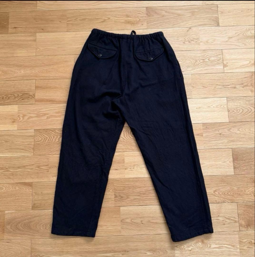 COMOLI コモリ 22AW リファインウール ドローストリングパンツ　1