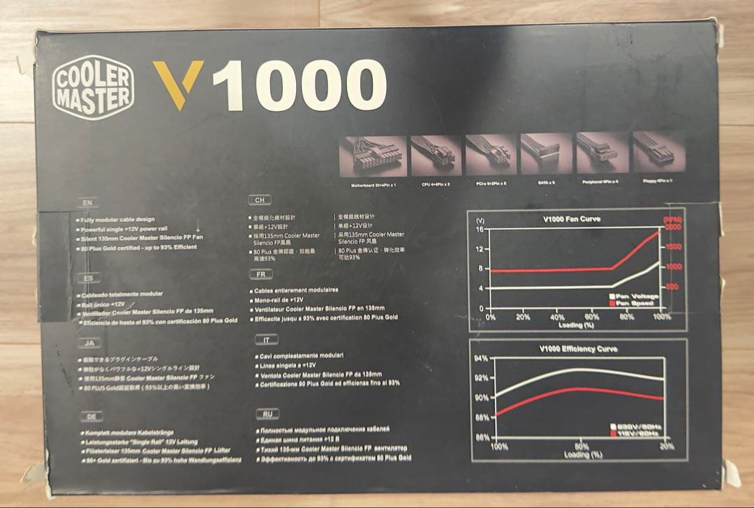 Cooler Master V1000 電源ユニット