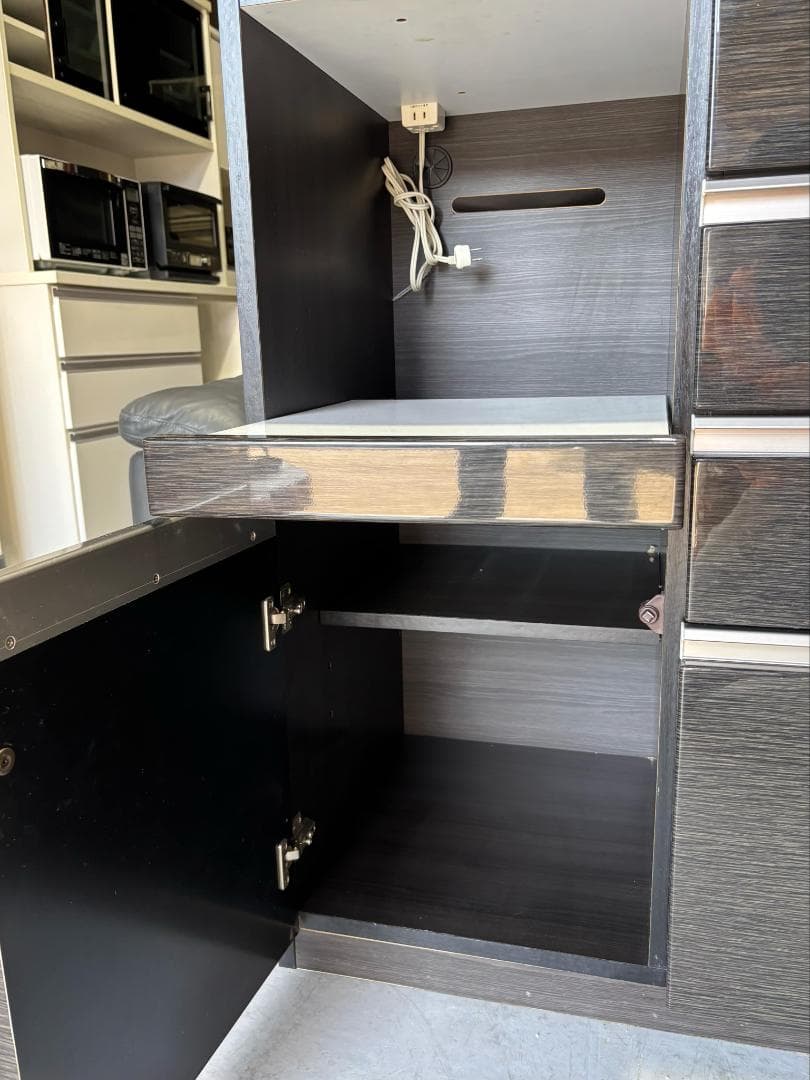 ひで NITORI ニトリ ポスティアシリーズ 幅105cmキッチンボード