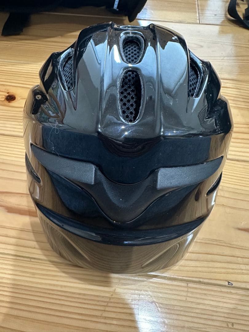 硬式野球キャッチャー用防具セット一式◆新品同様ブラックレガースプロテクター