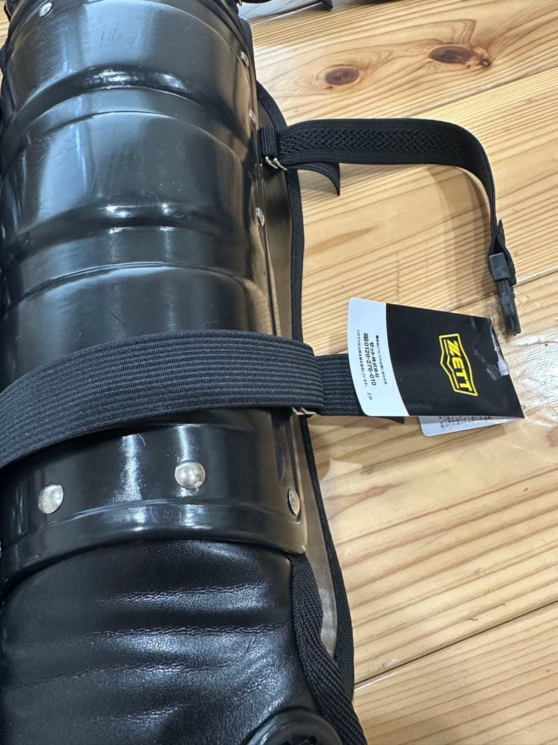 硬式野球キャッチャー用防具セット一式◆新品同様ブラックレガースプロテクター