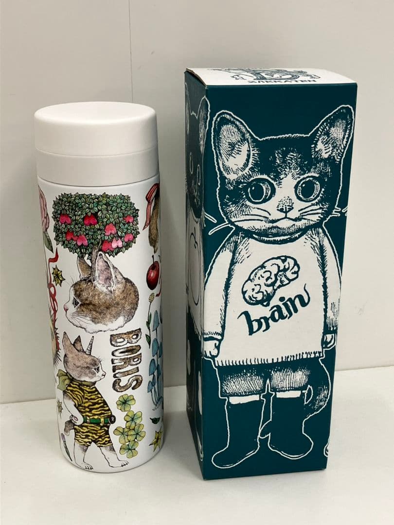 【ヒグチユウコ　スリムサーモステンレスボトル】BORIS　500ml