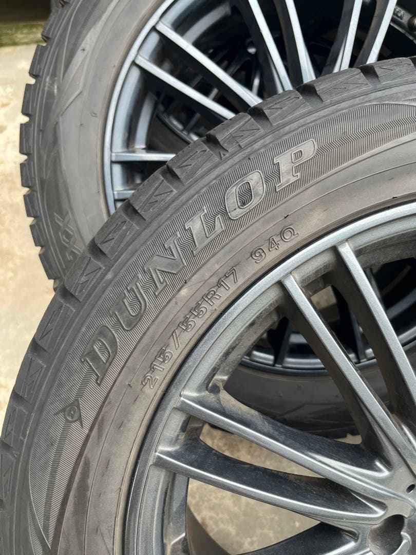 【2025年まで】ヴェゼル スタッドレスタイヤ＆ホイールセット