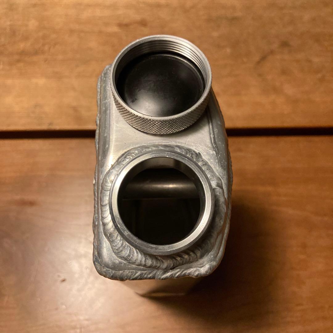 バイク　ガソリン携行缶　アルミ製　容量33oz（約1ℓ）長方形　HD ハーレー