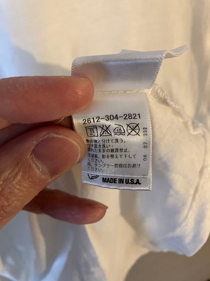 クロムハーツ　ホワイト Vネック Tシャツ