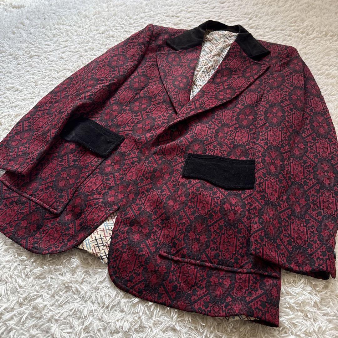 専用 American Male 70s ジャガード刺繍 テーラードジャケット