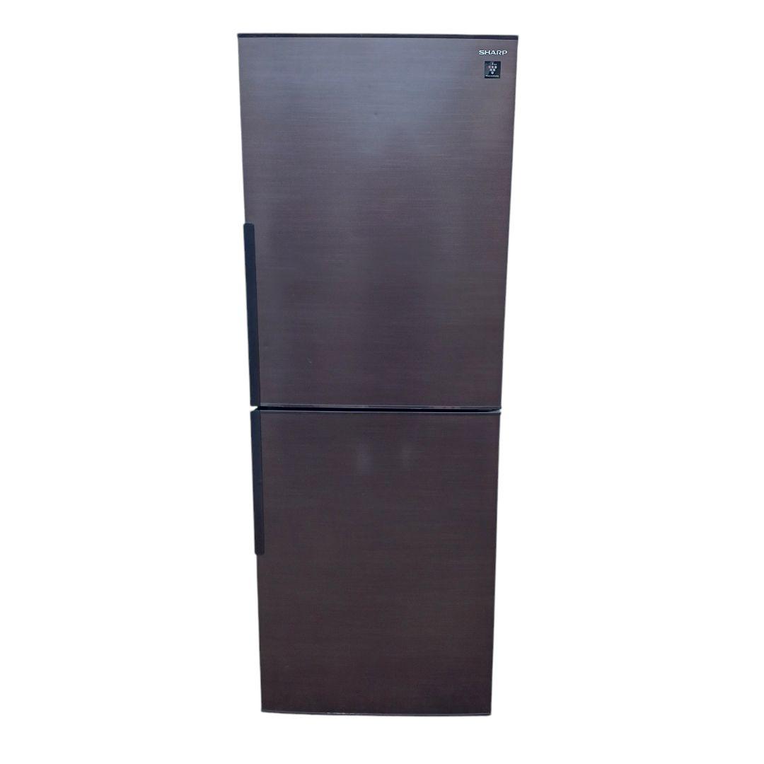 送料込み☆SHARP【冷凍冷蔵庫 2019年製 右開き ブラウン】