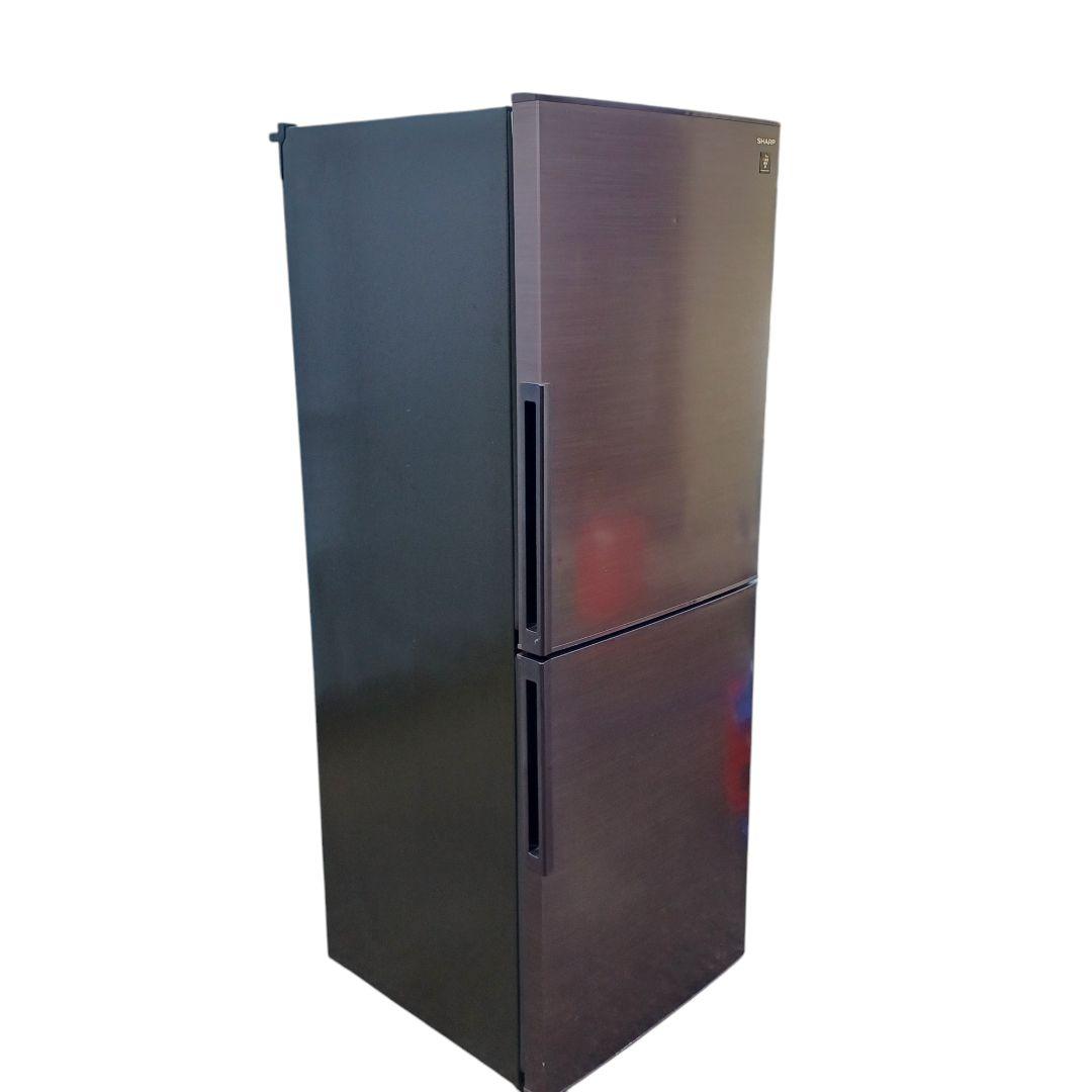 送料込み☆SHARP【冷凍冷蔵庫 2019年製 右開き ブラウン】