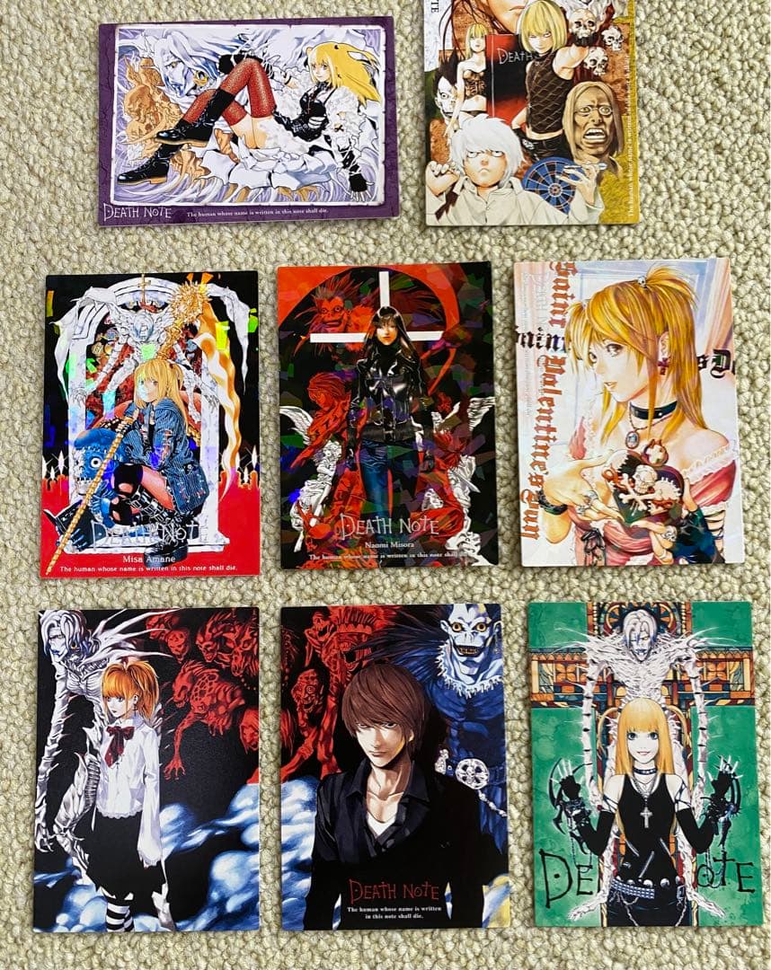 デスノート【レア】カード！ミサミサ！弥海砂！夜神月！シークレット！ナオミ！