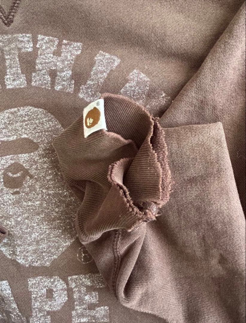 N*K様 希少 NIGO期　A BATHING APE スウェット ブラウン　カ