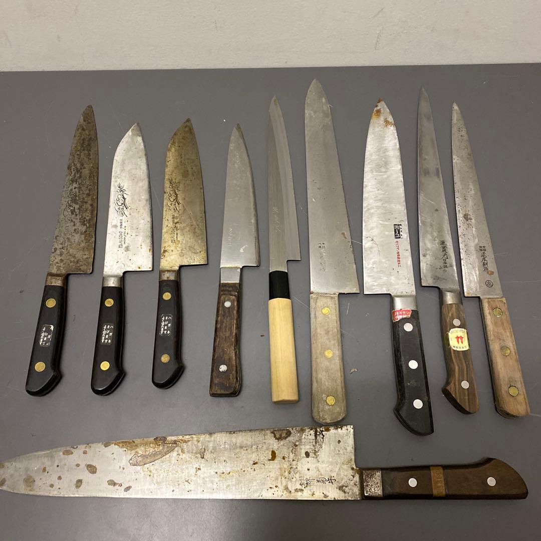 まとめ売り　出刃包丁　刺身包丁