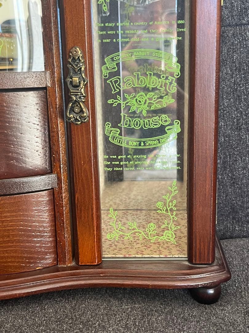 ラビットハウス SANKYO オルゴール ジュエリーボックス アンティーク