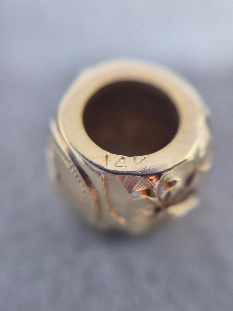 K14 ハワイアンジュエリートップ 円筒型 約2.0g 即日発送 送料無料