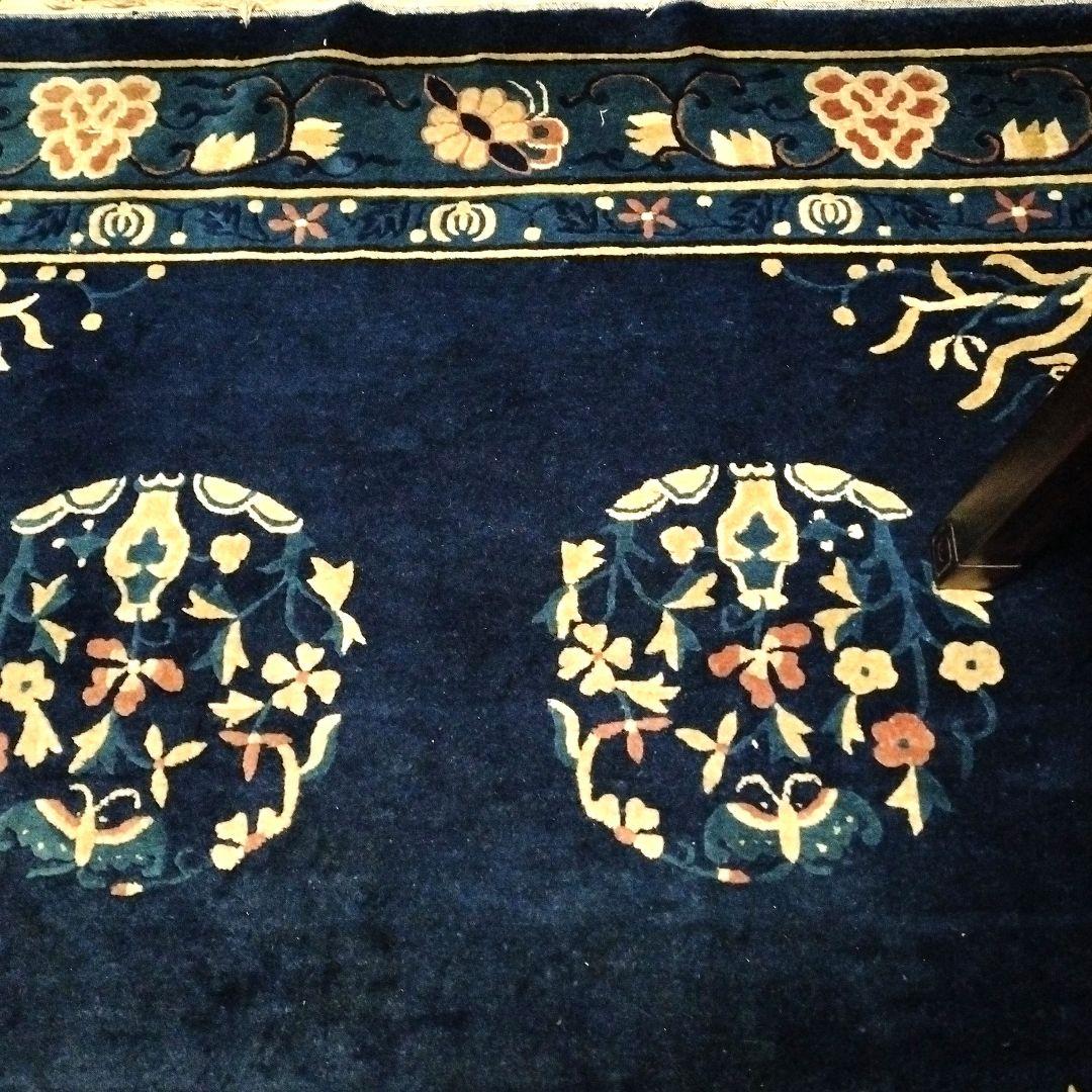 再再再お値下げ　アンティーク絨毯　清朝　鍋島緞通　赤穂　Muni　265✕165