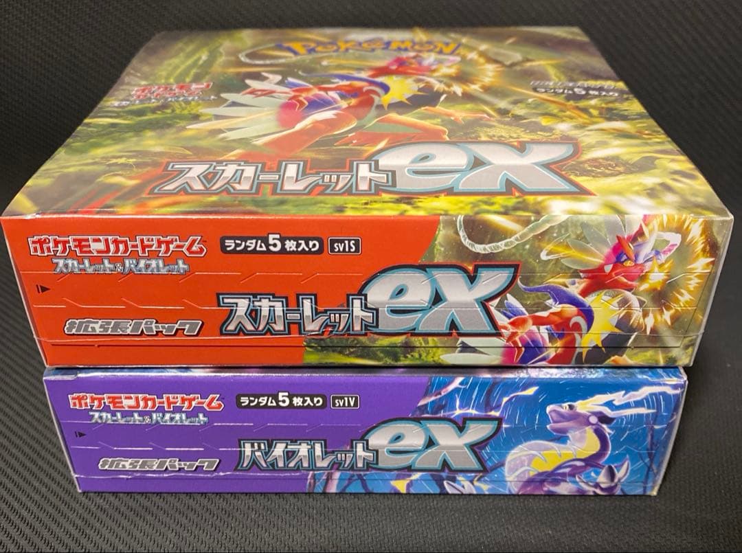 ポケモンカード　スカーレットex バイオレットex 未開封シュリンク付き　box