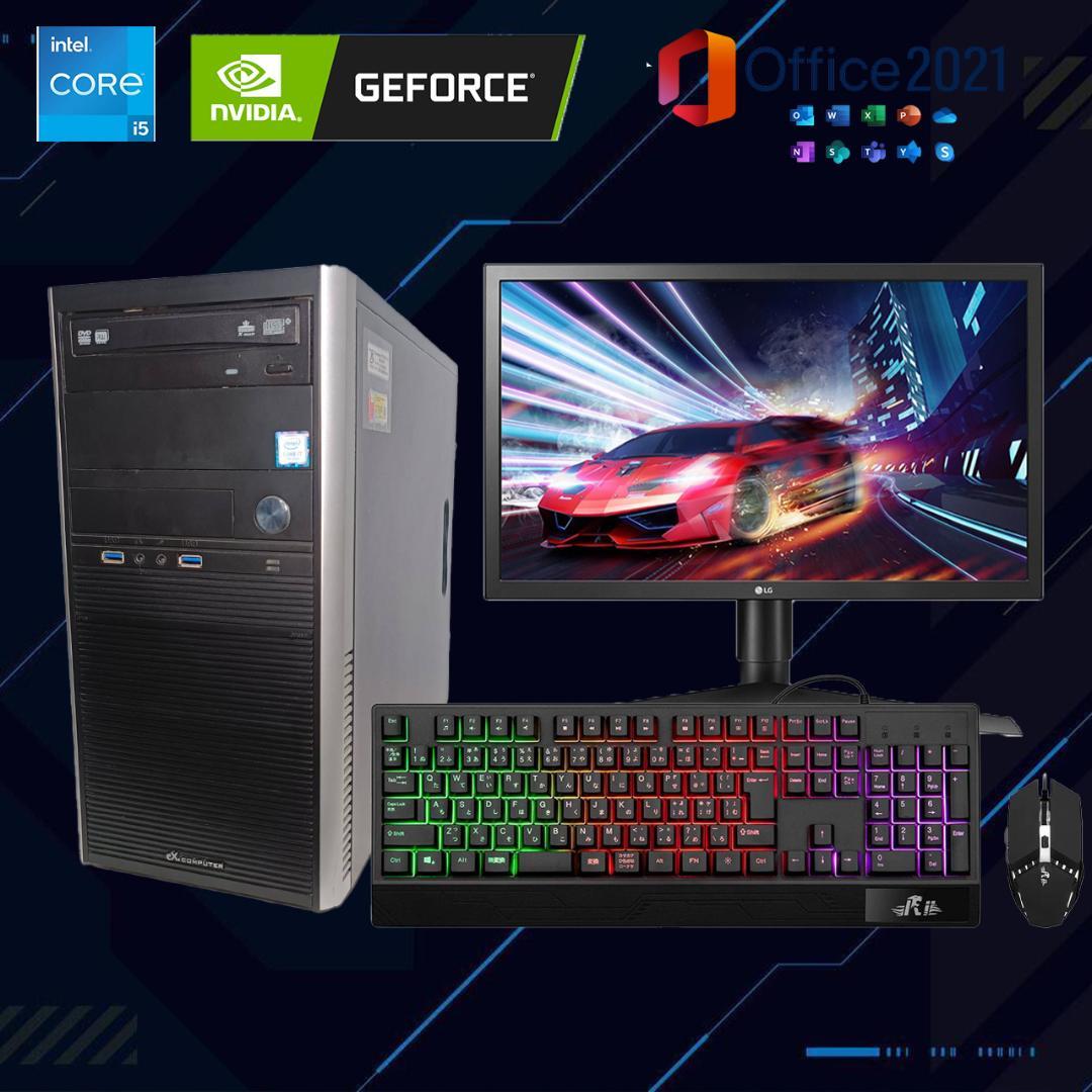 【フルセット】ゲーミングPC i5 8500 GTXグラボ Office搭載