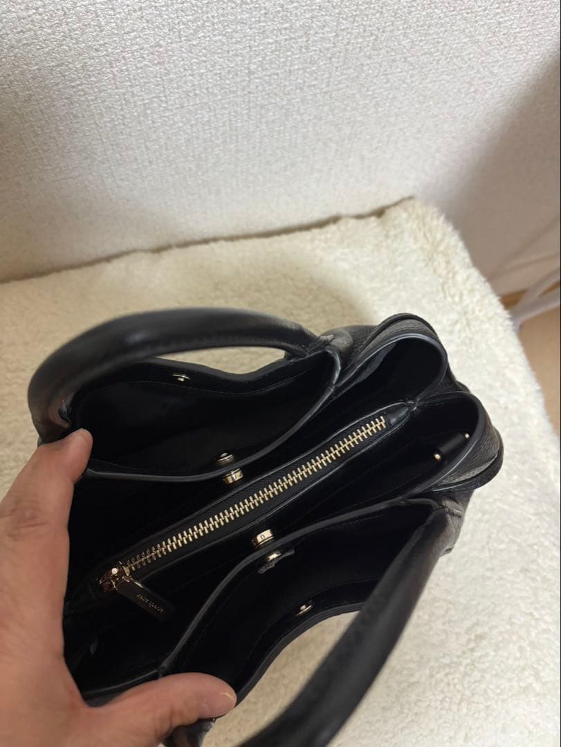 ✨超美品✨kate spade 黒 レザーハンドバッグ