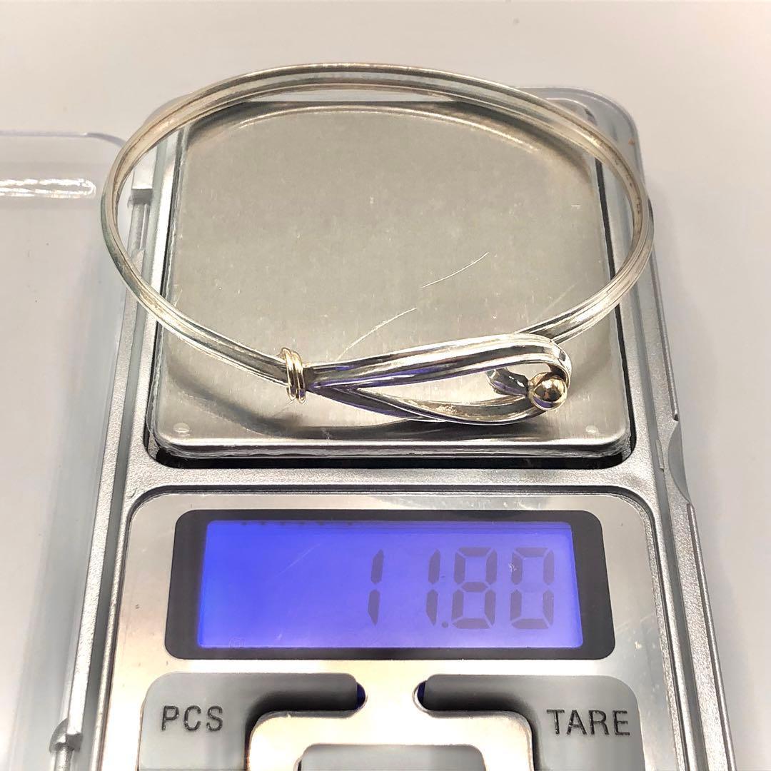 【激レア！】ティファニー フック&アイ ラブノット バングル 925 750